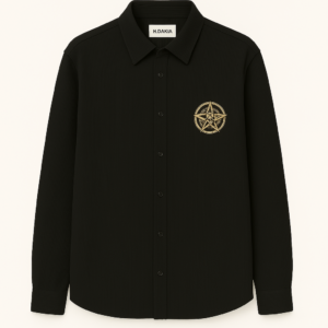 H.DAKIA PENTAGRAM EMBROIDERED T-SHIRT